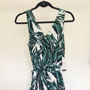 Who What Wear || Palm Print Culotte Jumpsuit